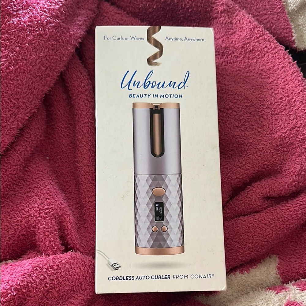 Unbound Cordless Auto Curler - Rose Gold